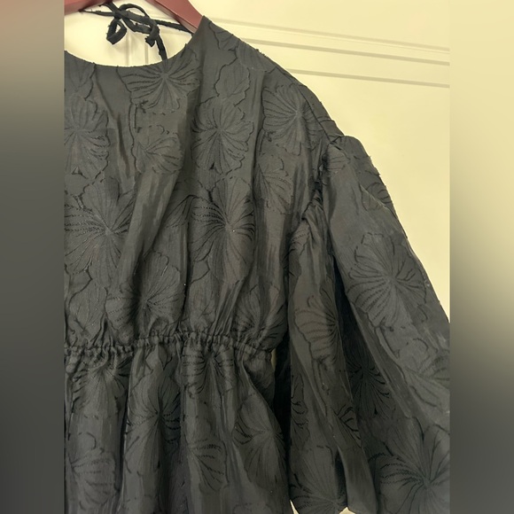 Kika Vargas x Target women’s black floral textured dress S - Picture 5 of 8